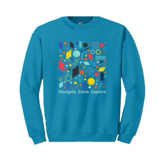 Crewneck Sweatshirt - Navigate.Solve.Explore